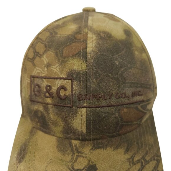 Kryptek Highlander Camo Strapback Cap Trucker Baseball G & C Supply Hunting Hat - Picture 7 of 13
